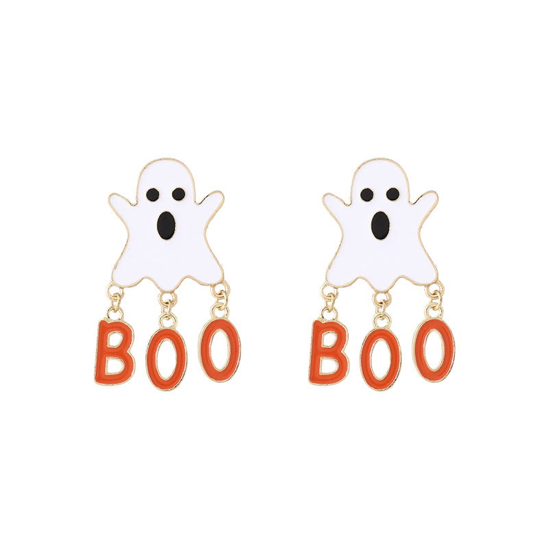 Chic Halloween Earrings - Letter BOO - One Size - image 18