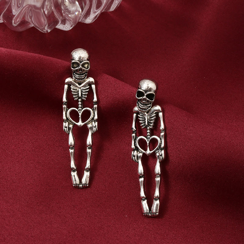 Halloween Skeleton Stud Earrings - image 4
