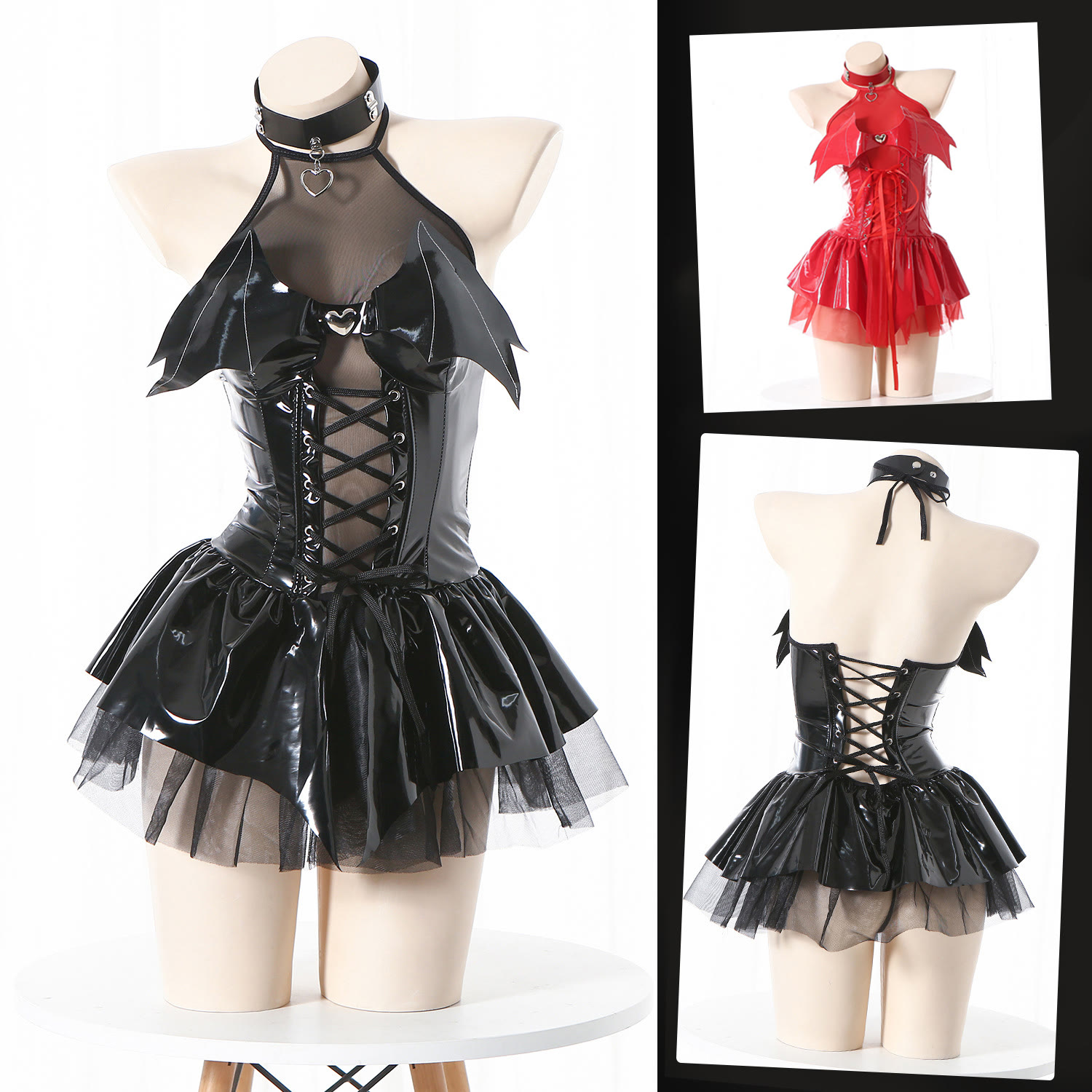 Sexy Witch Little Devil Sheer Lingerie - image 1