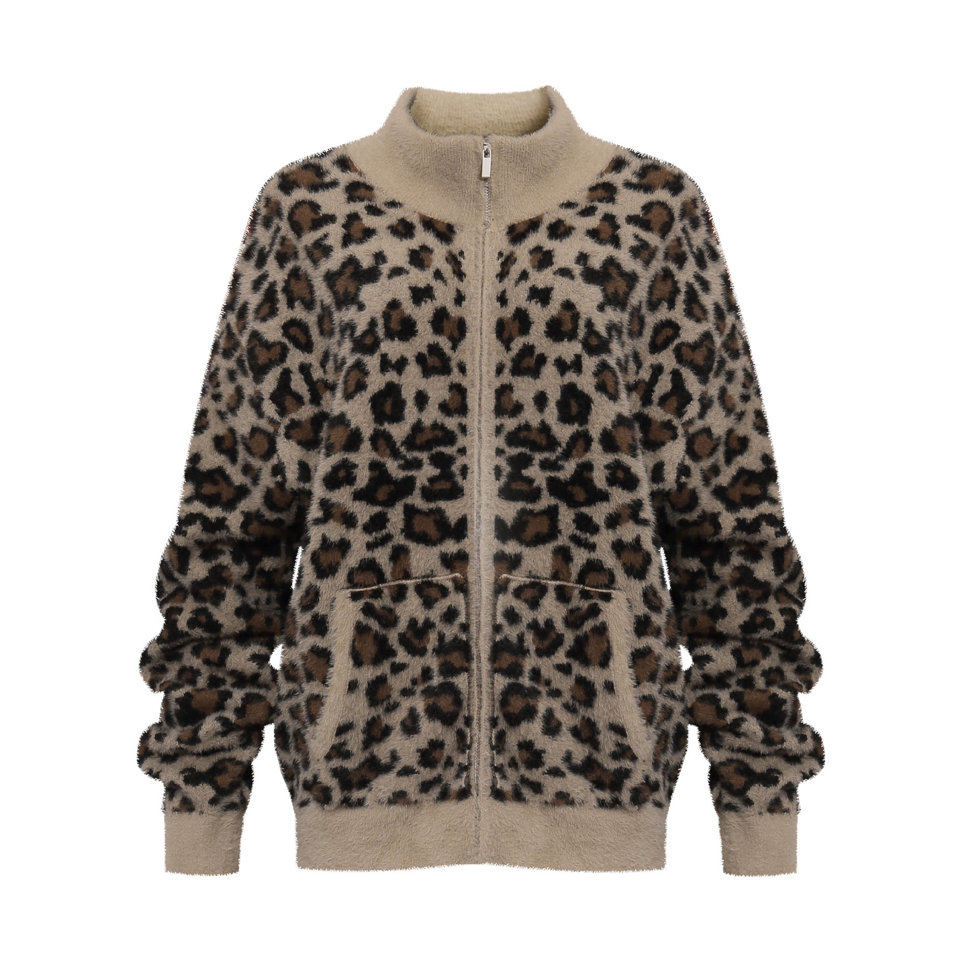 Vintage Leopard Print Cardigan Jacket - image 7