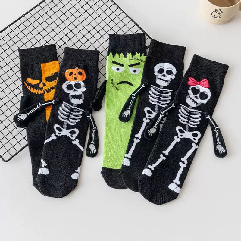 Halloween Funny Crew Socks - image 1