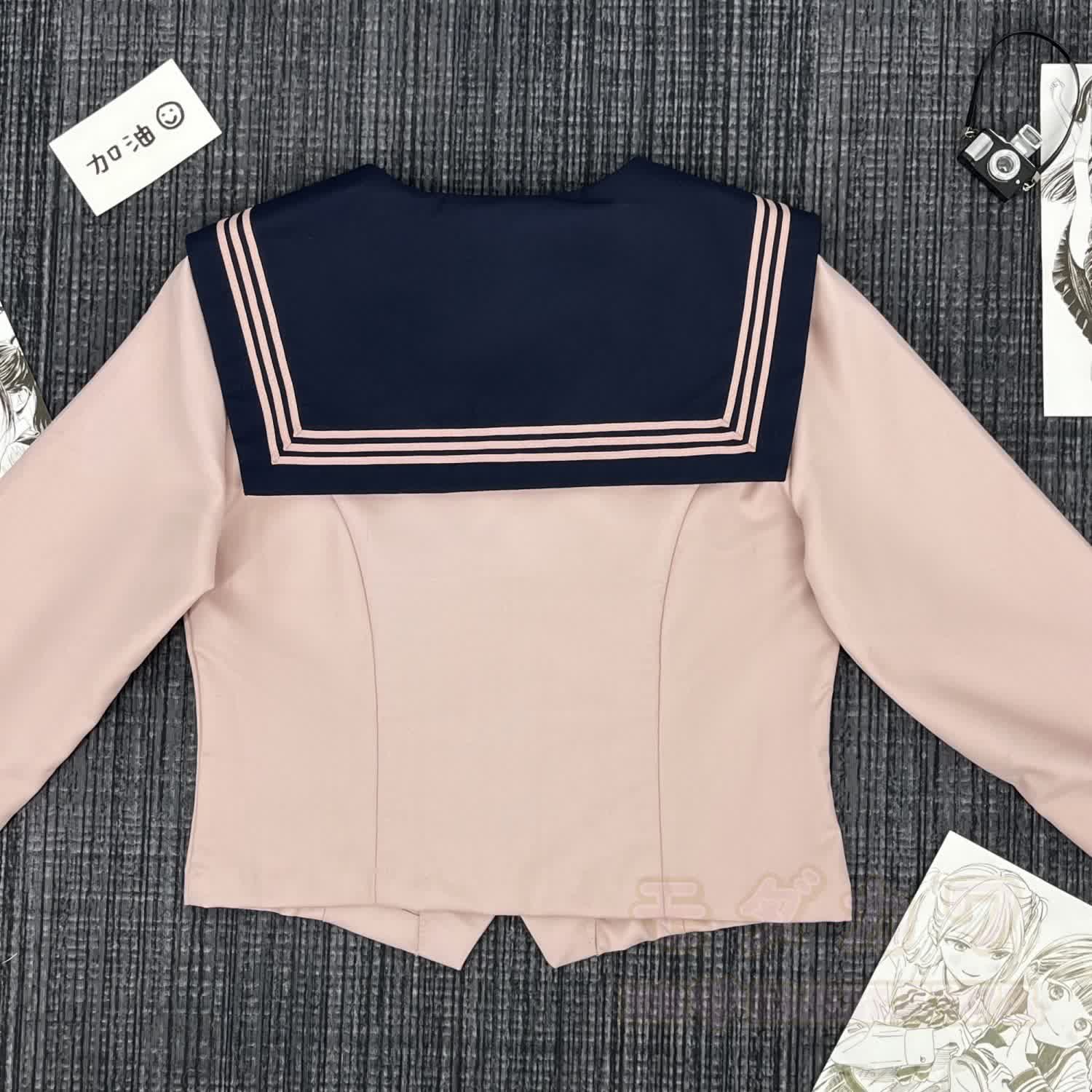 Pink JK Sailor Uniform Two Pieces Set - image 6