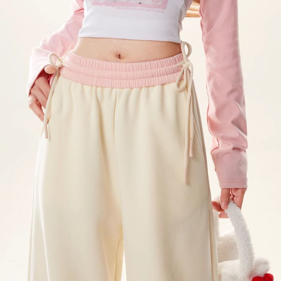 Chic Cute Puppy Wide-Leg Sweatpants - image 2