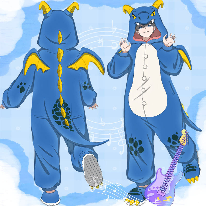 Anime Dragon Onesie Pajama Set - Onesie - 6XL - image 5