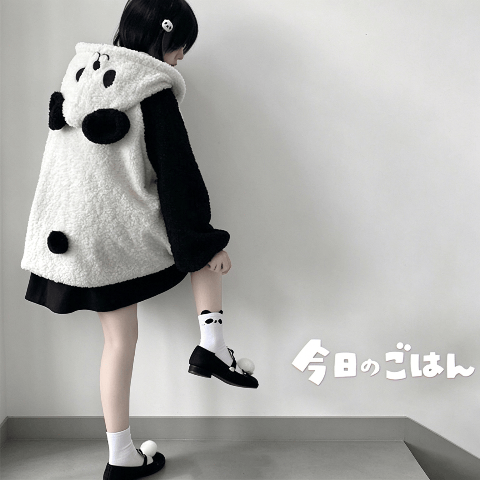 Cute Panda Sherpa Jacket - image 1