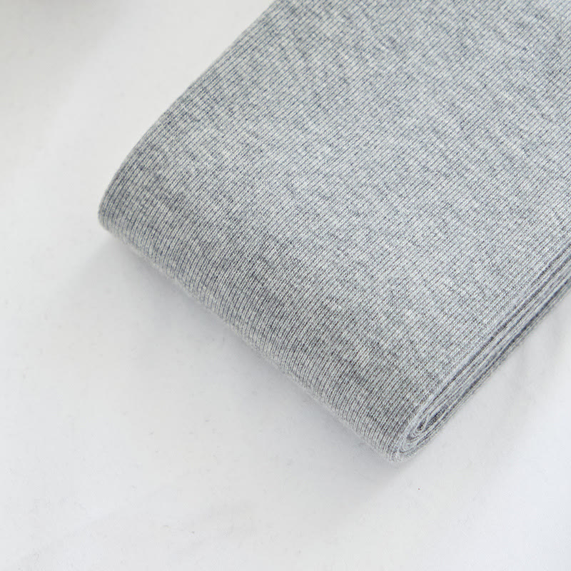 Light-Colored Knit Base Layer Pants - Grey - Feather Velvet - Stirrup Tights (Suitable for 8–18°C) - image 9