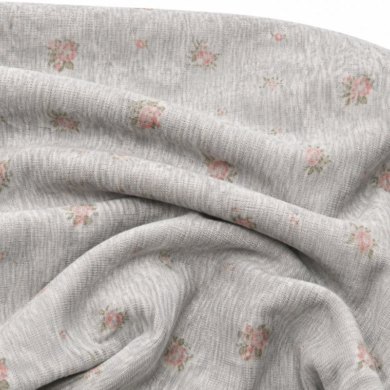 Lace Trim Floral Print Sport Sweatpants - image 4