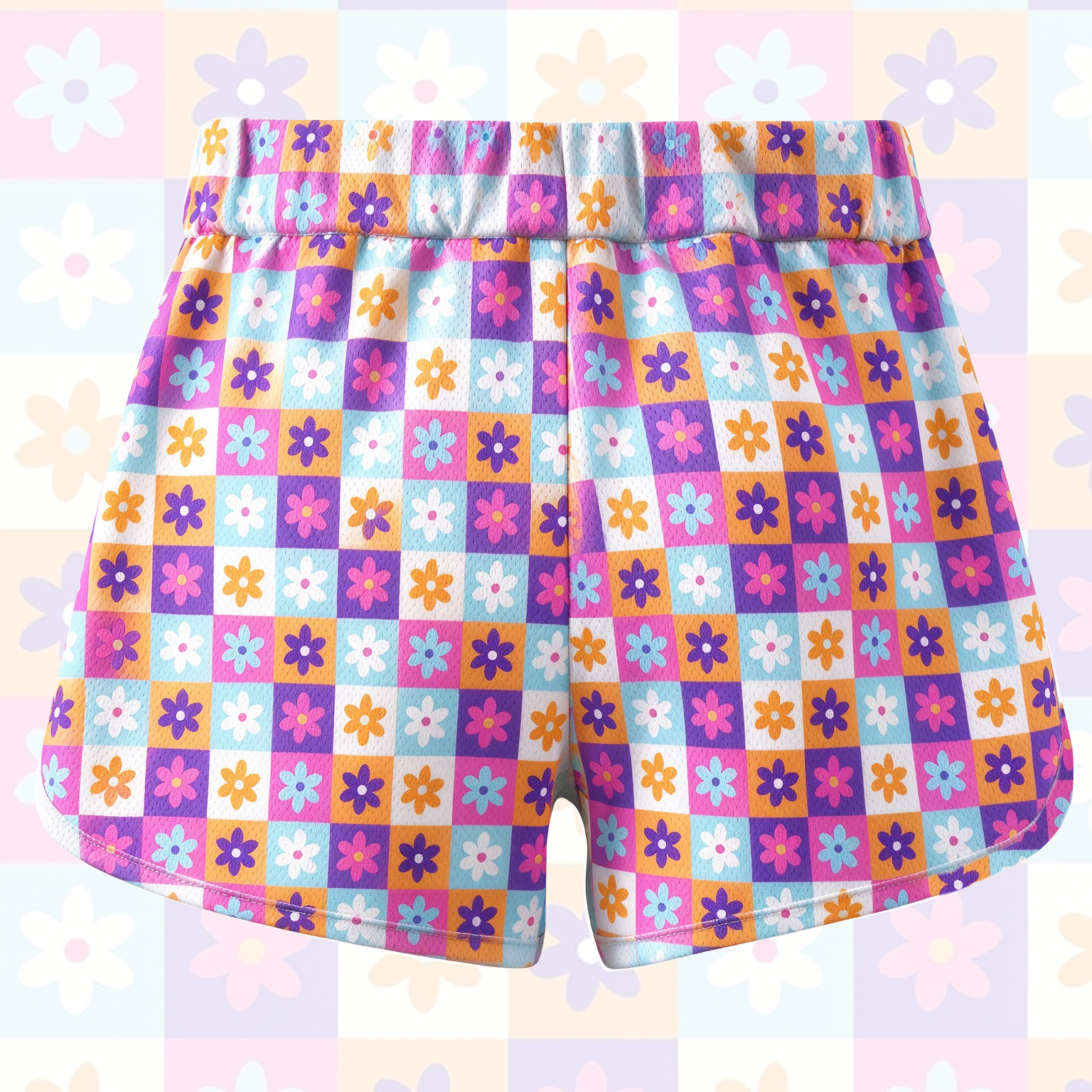 MODAKAWA Pink Floral Print Shorts - image 2