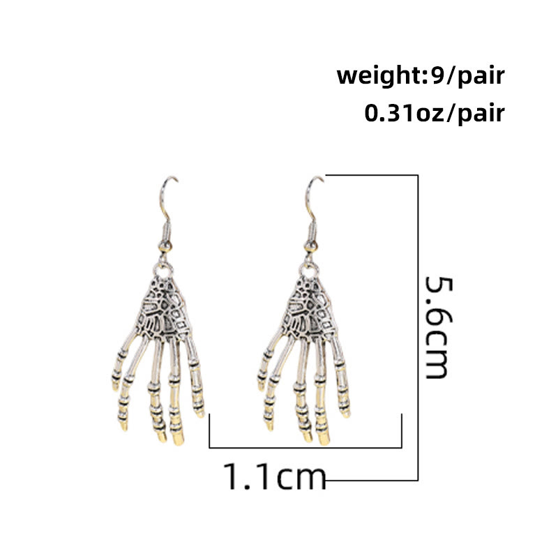 Chic Halloween Earrings - Ghost Hand - One Size - image 20