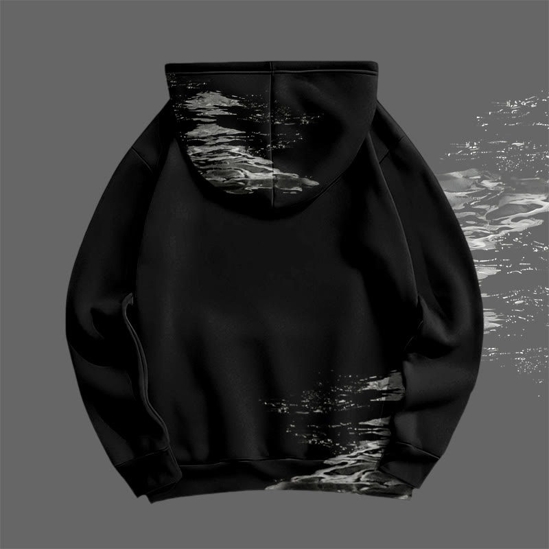 Fierce Shark Graphic Modakawa Pullover Hoodie - image 3