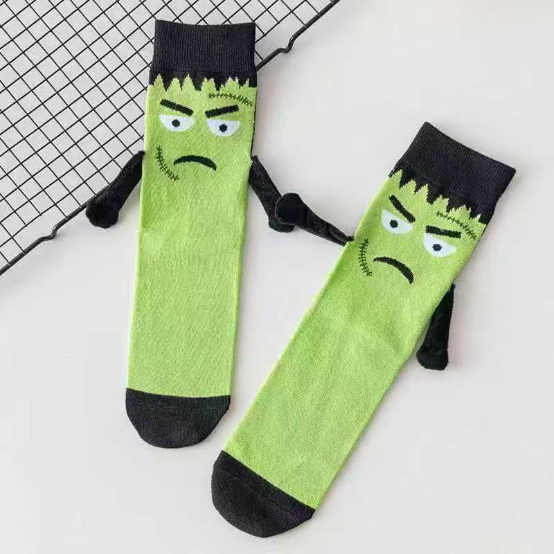 Halloween Funny Crew Socks - Scar Face - One Size - image 7