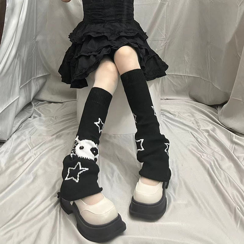 Halloween Skull Slouch Socks - image 6