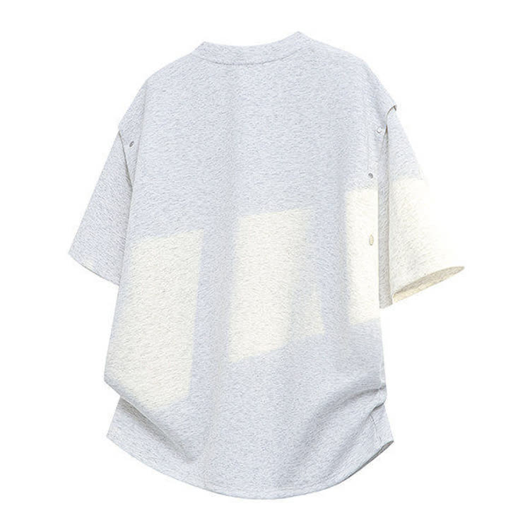 Detachable Sleeve T-Shirt & Wide Leg Jeans - image 11