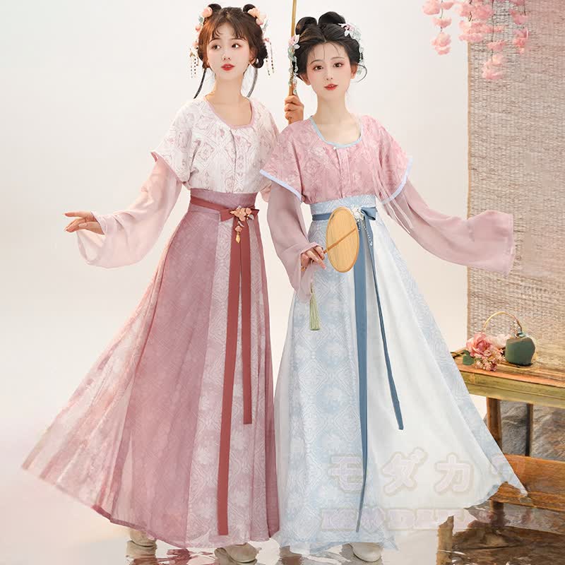 Vintage Buckle Outer Robe Inner Top Maxi Skirt Matching Outfit - image 8