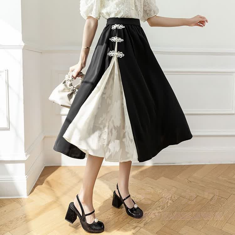 Modakawa Off Shoulder Top & High Waist Maxi Skirt - image 12