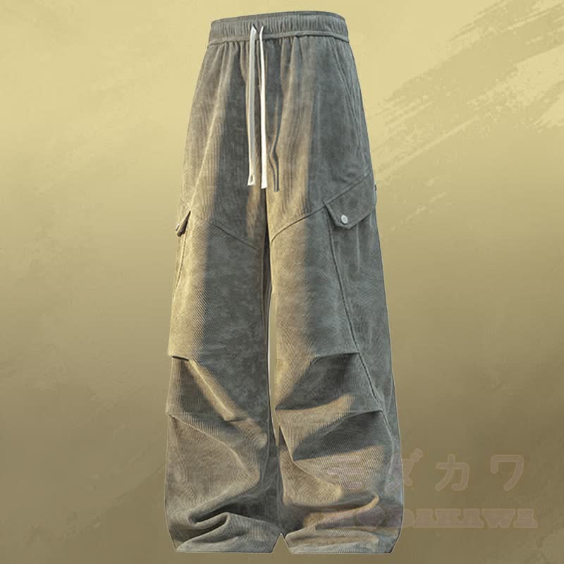 Tie-Dye Knit Sweater Cargo Pants Two Pieces - Green Pants - 3XL - image 10