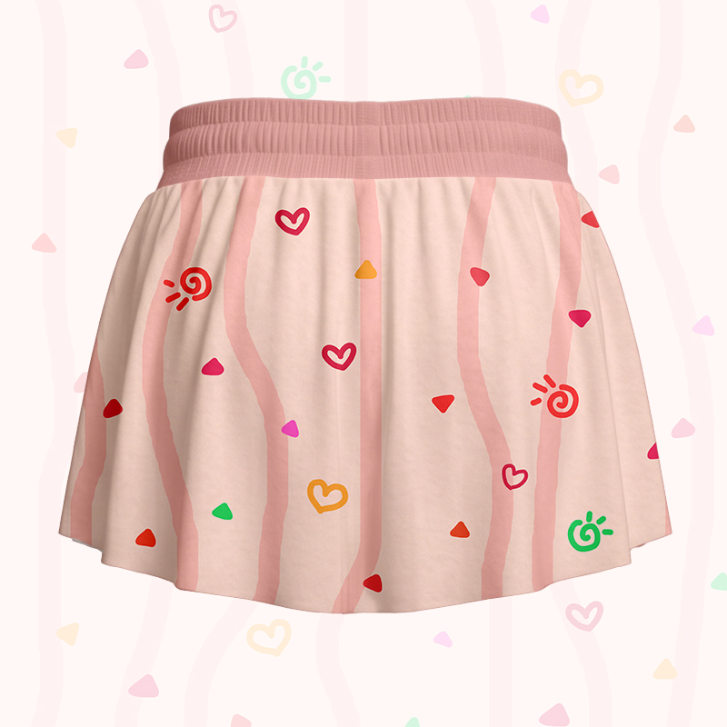 MODAKAWA X atka Smoking Fox Graphic Poket Skort - image 5