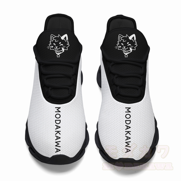 Kitty Tongue Out Graphic Modakawa Lightweight Running Sneakers - Black - 48 - image 3