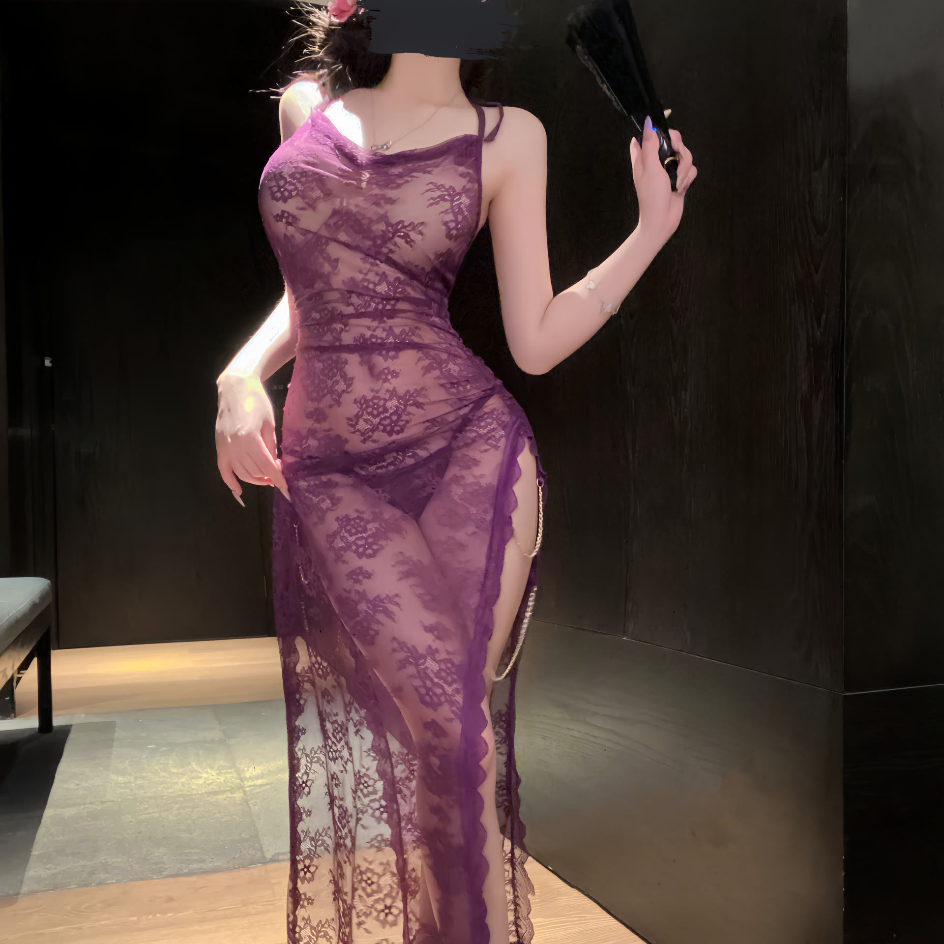 Sexy Lace Cami Dress Lingerie - image 8