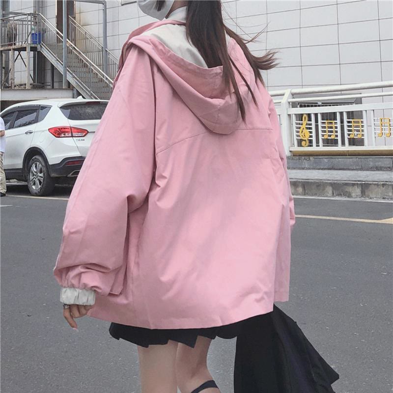 Sweet Preppy JK Hooded Utility Jacket - image 5