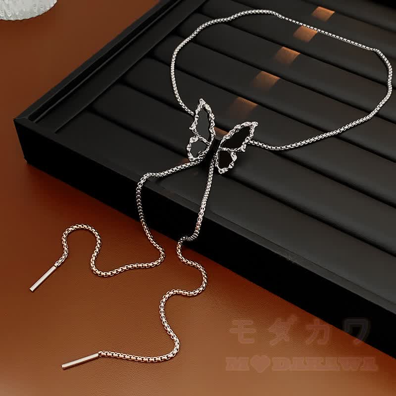 Gothic Black Butterfly Silver‑Tone Accessories - image 9
