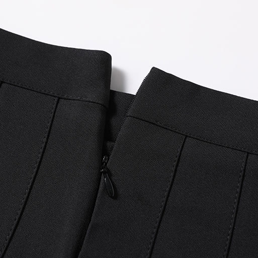 Preppy High Waist A-Line Pleated Skirt - image 15