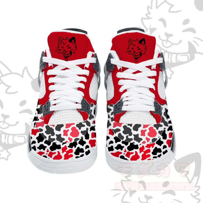 MODAKAWA X popipeko Kitty Gradient Camo Graphic Lace Up Sports Air Cushion Shoes - image 9