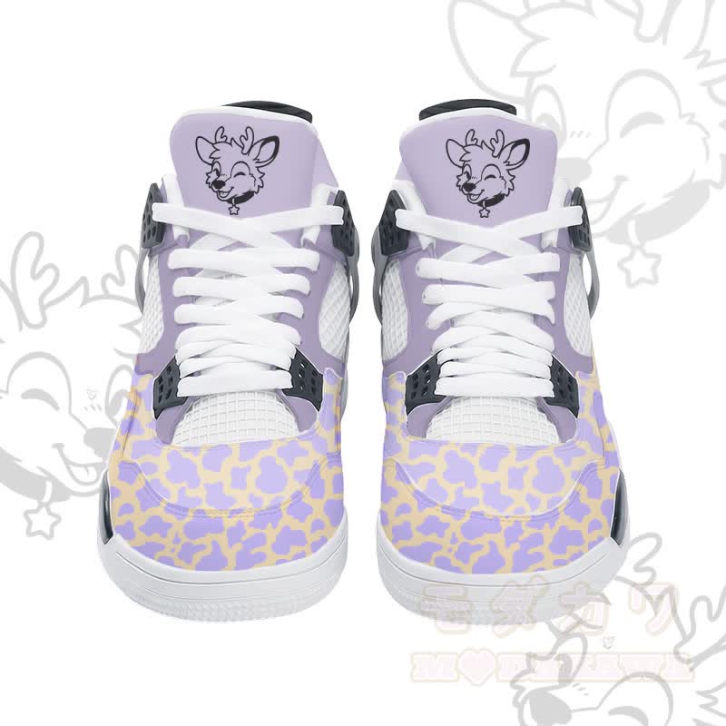 MODAKAWA X popipeko Deer Camo Graphic Lace Up Sports Air Cushion Shoes - image 9