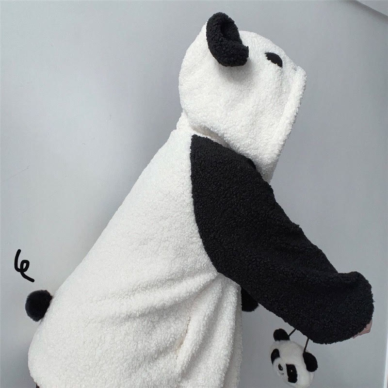 Cute Panda Sherpa Jacket - image 5