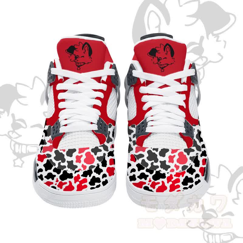 MODAKAWA X popipeko Puppy Camo Graphic Lace Up Sports Air Cushion Shoes - image 9