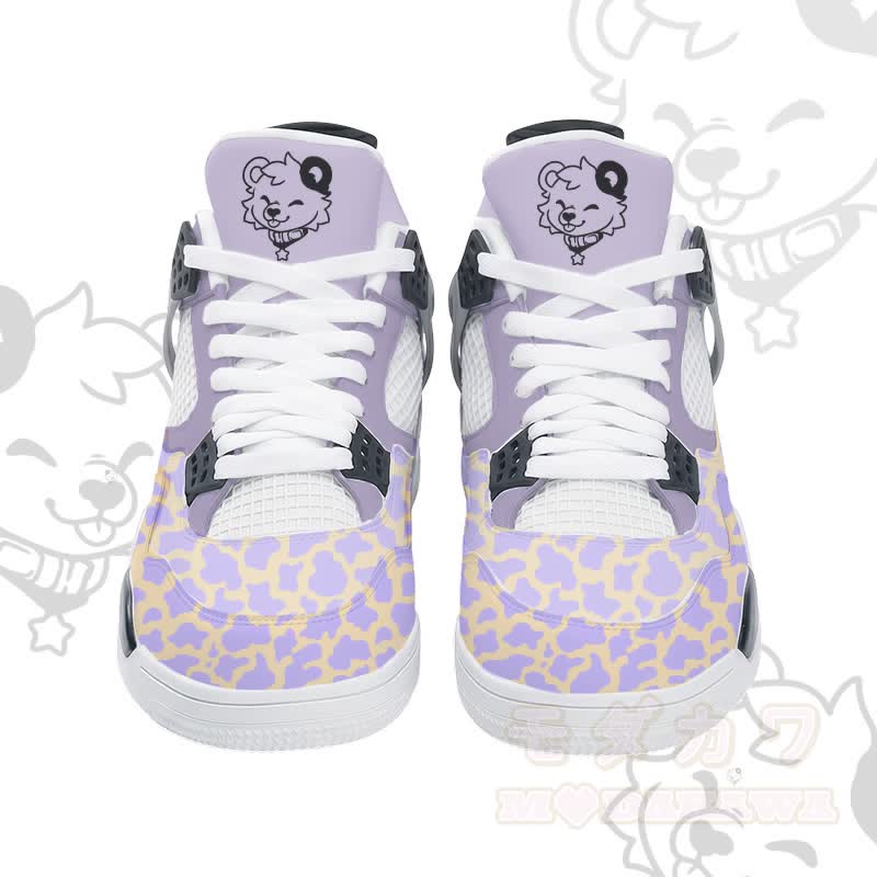MODAKAWA X popipeko Bear Gradient Camo Graphic Lace Up Sports Air Cushion Shoes - image 8
