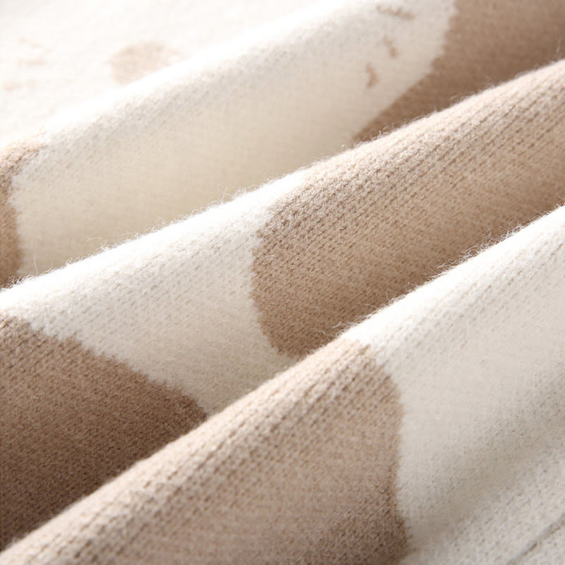 Kitty Knit Sweater Flower Cargo Pants Two Pieces - image 9