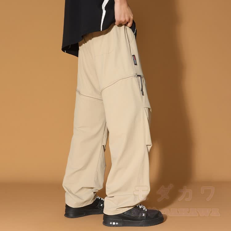 Convertible Wide Leg Cargo Pants Shorts - image 7