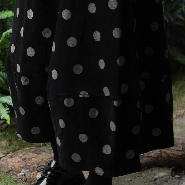 Sweet Polka Dot Bubble Hem Skirt - image 5