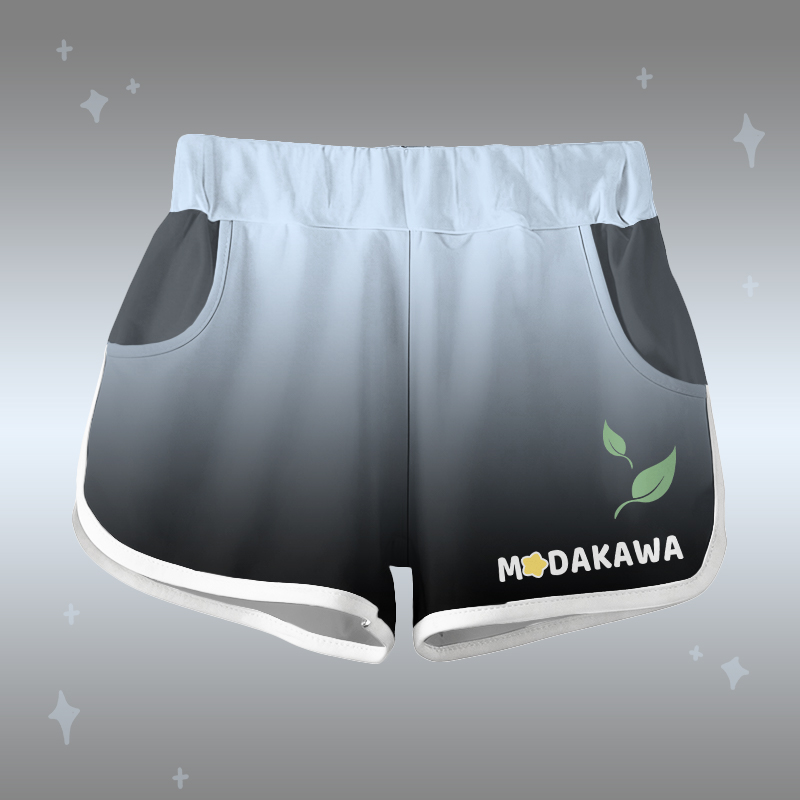 Gradient Koala Graphic T-shirt Letter Graphic Shorts Modakawa Matching Outfit - Black  Shorts - 5XL - image 9