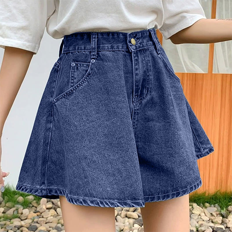 Pockets Casual Denim Shorts - image 3