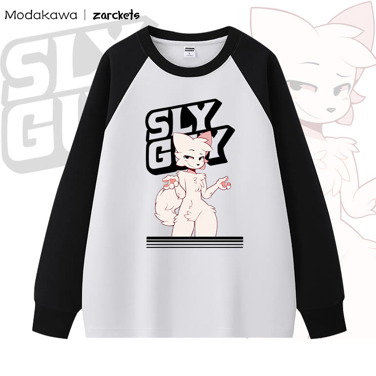 MODAKAWA x Zarckets Printed Collaboration Long Sleeve Top - Black - 5XL - image 3