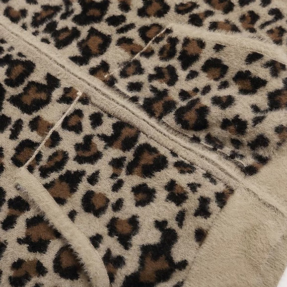 Vintage Leopard Print Cardigan Jacket - image 6