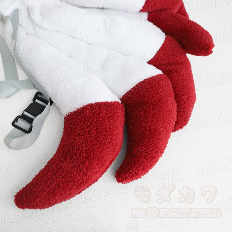 Nine-tailed Fox Plush One-piece Hooded Pajamas - image 10