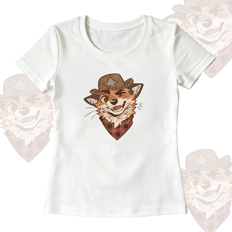 MODAKAWA X atka NO Smoking Fox Graphic T-shirt Denim Pants Matching Outfit - White T-shirt B - XL - image 8