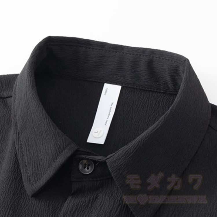 Bamboo Embroidered Button-Up Shirt & Shorts - image 7