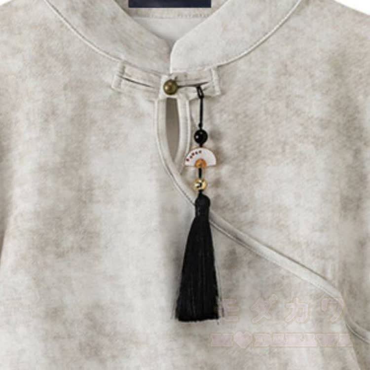 Women's Chinese Knot Tassel Top and Layered Wide Leg Pants - image 10