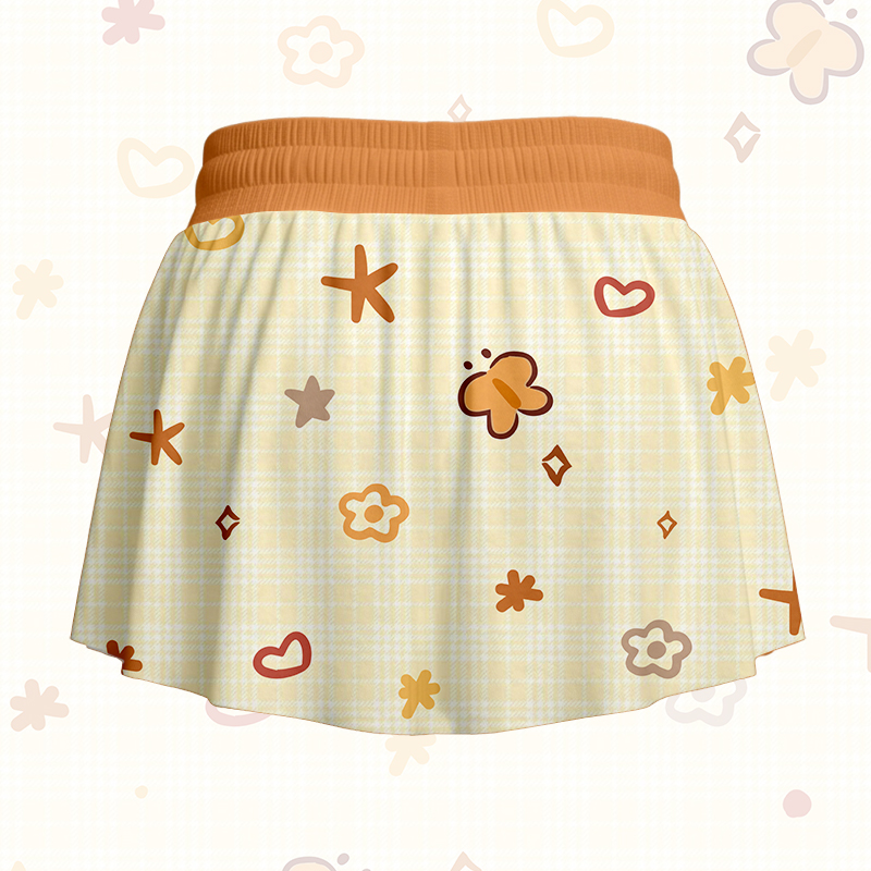 MODAKAWA X atka Happy Fox Graphic Poket Skort - image 5