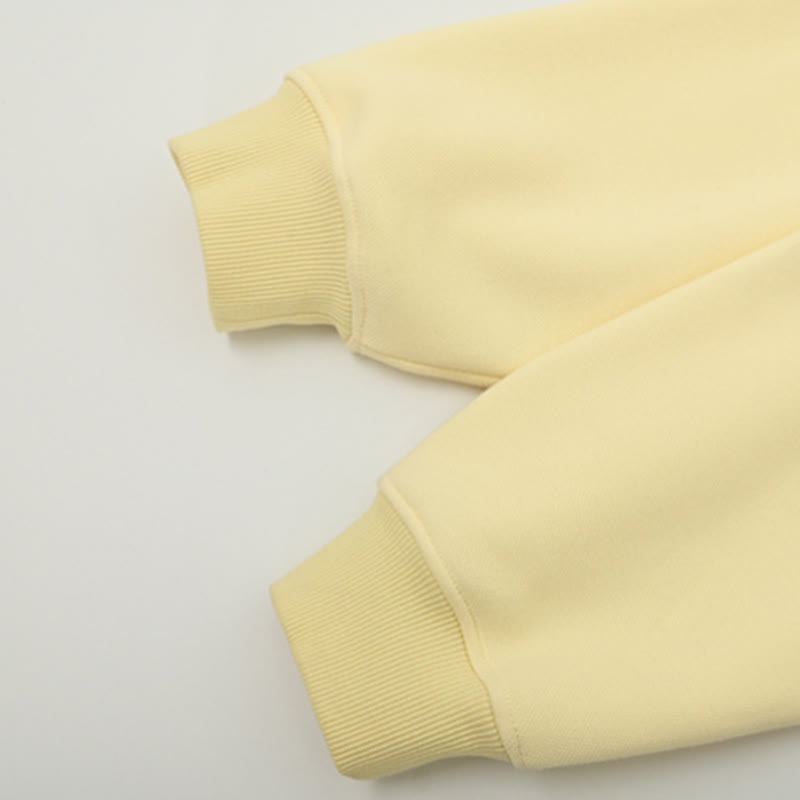 Kapuzenpullover aus Chenille mit Igel-Stickerei und apfelförmiger Kapuze - image 7