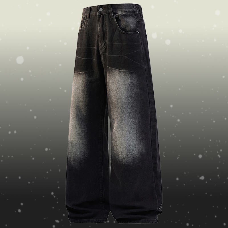 Zweiteiler: Strickpullover mit Farbverlauf und Jeans - Black Pants - 2XL - image 9
