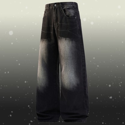 Zweiteiler: Strickpullover mit Farbverlauf und Jeans - Black Pants - 2XL - image 9