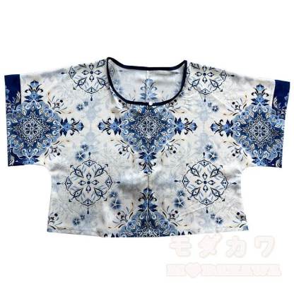 Vintage-Obermantel, Unteroberteil, Maxirock, fließender Schal, passendes Outfit - Weißer Morgenmantel - XL - image 3
