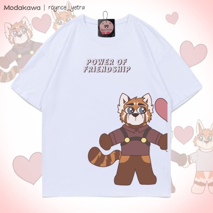 MODAKAWA X roynce_yetra Anderson And Felipe Grafik-T-Shirt - White Felipe - 5XL - image 4