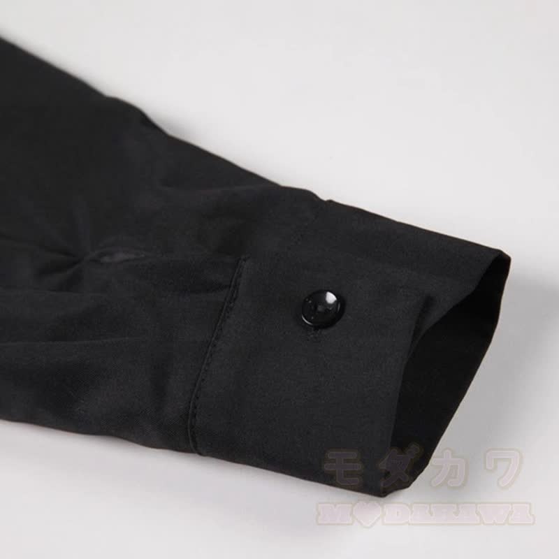 Oversize-Langarmshirt mit Farben -Schmetterlingsketten-Dekor - image 7