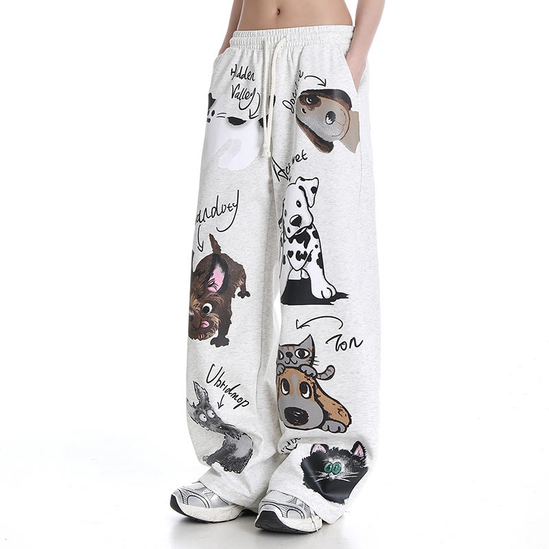 Hose mit Taschenaufdruck „Welpe Kitty“ - image 3